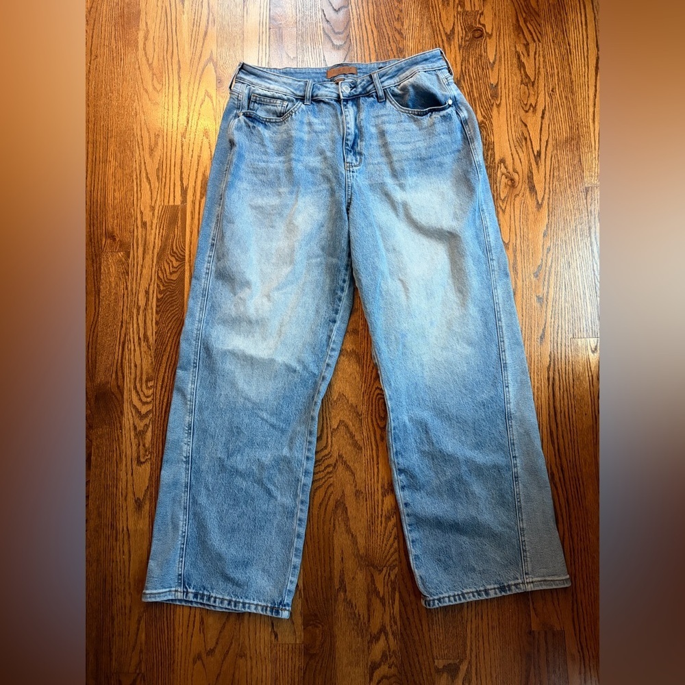 Judy Blue Wilhelmina High Waist Rigid Magic Straight Jeans Baggy- 15/32 - Picture 5 of 15